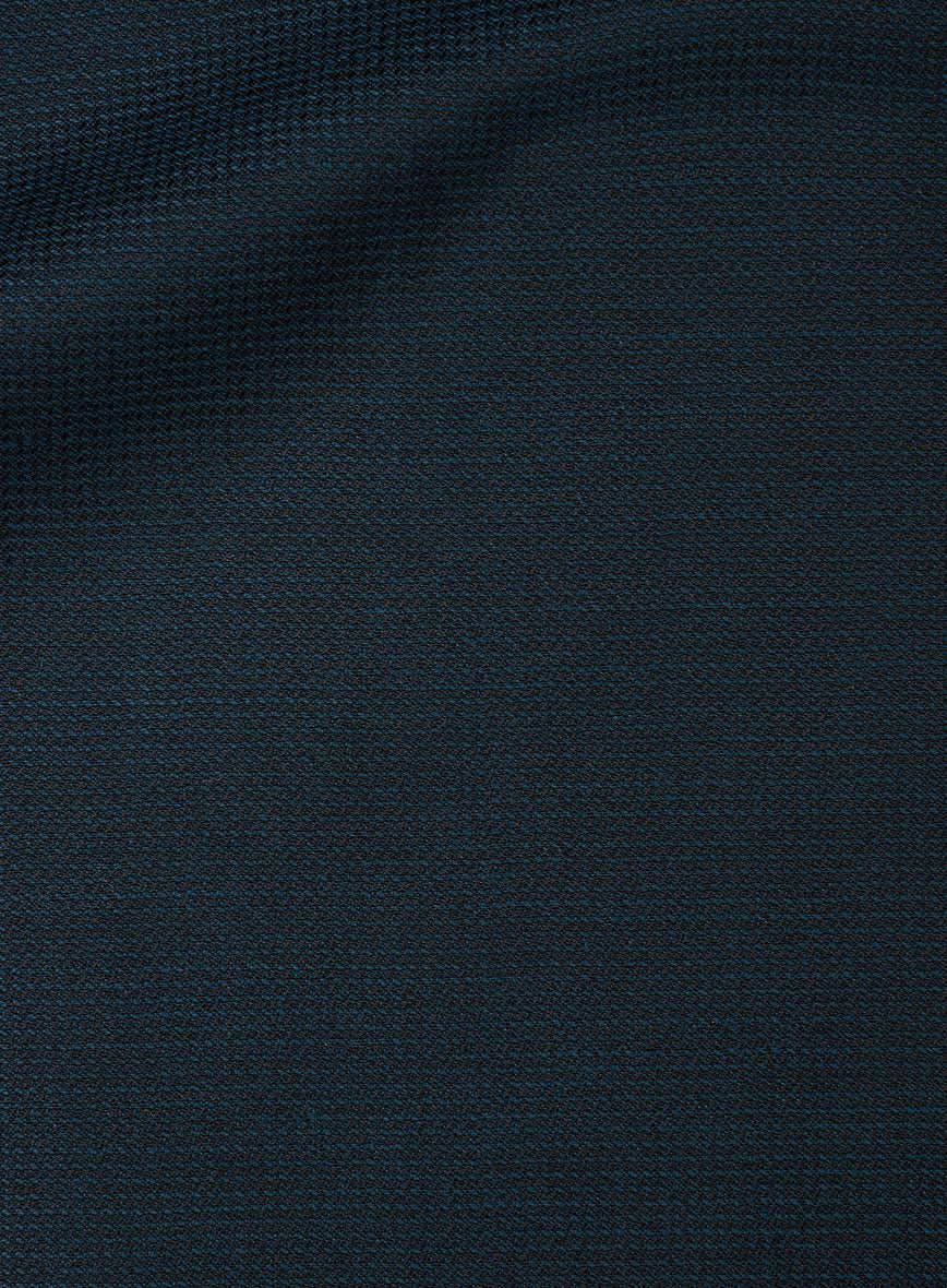 Bristol Bob Weave Teal Blue Suit - Image 6