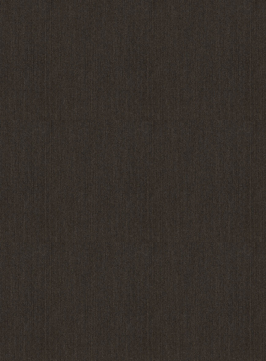 Bristol Brown Herringbone Suit - Image 6