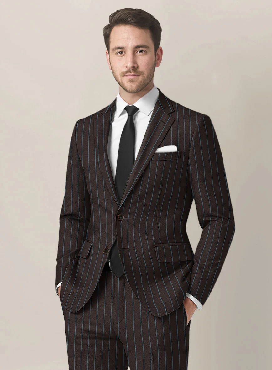 Bristol Brown Rope Stripe Jacket - Image 2