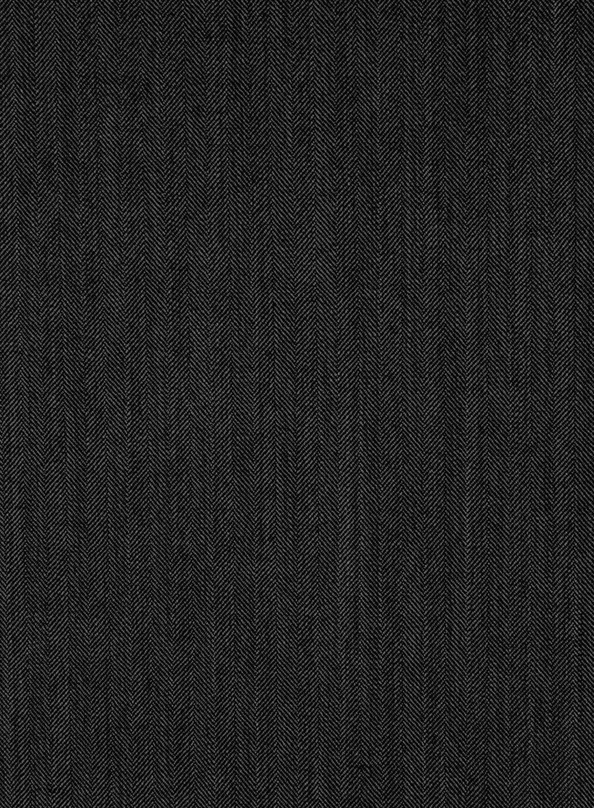 Bristol Carbon Herringbone Pants - Image 3