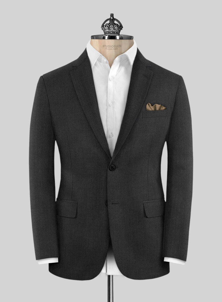 Bristol Charcoal Birdseye Suit - Image 3