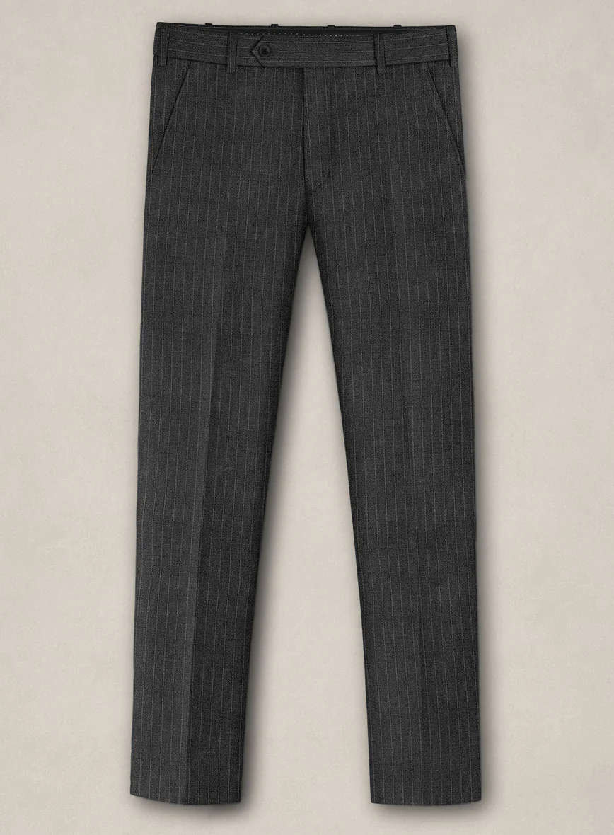 Bristol Charcoal Pinstripe Suit - Image 4