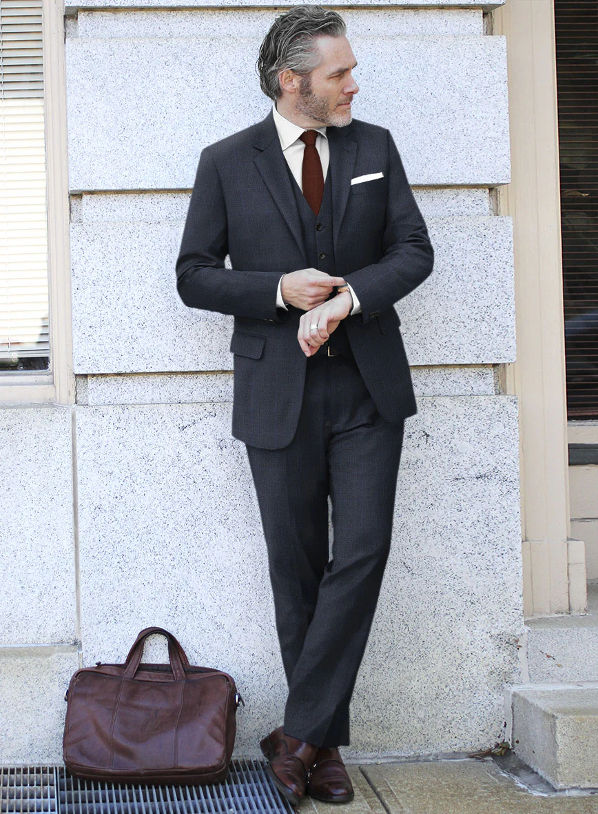 Bristol Classic Blue Checks Suit - Image 2