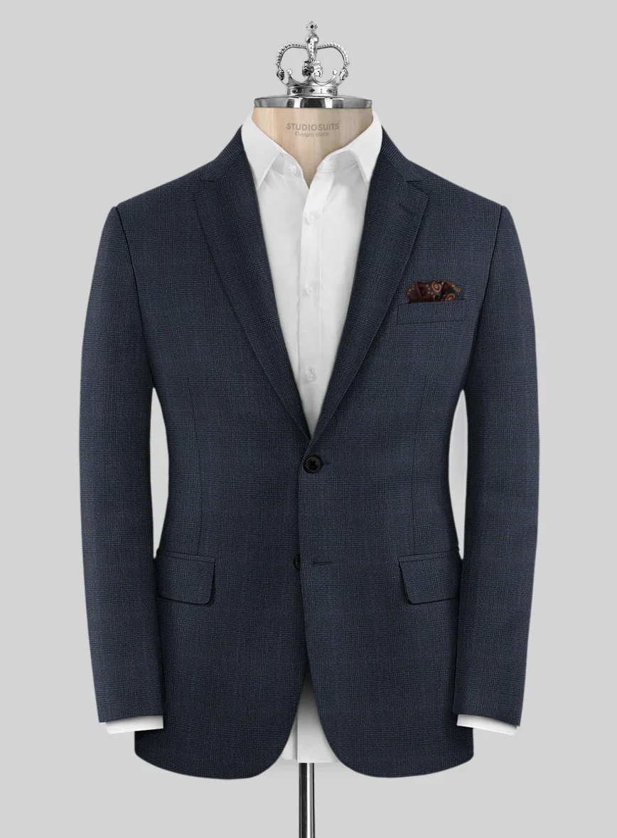 Bristol Classic Blue Checks Suit - Image 3