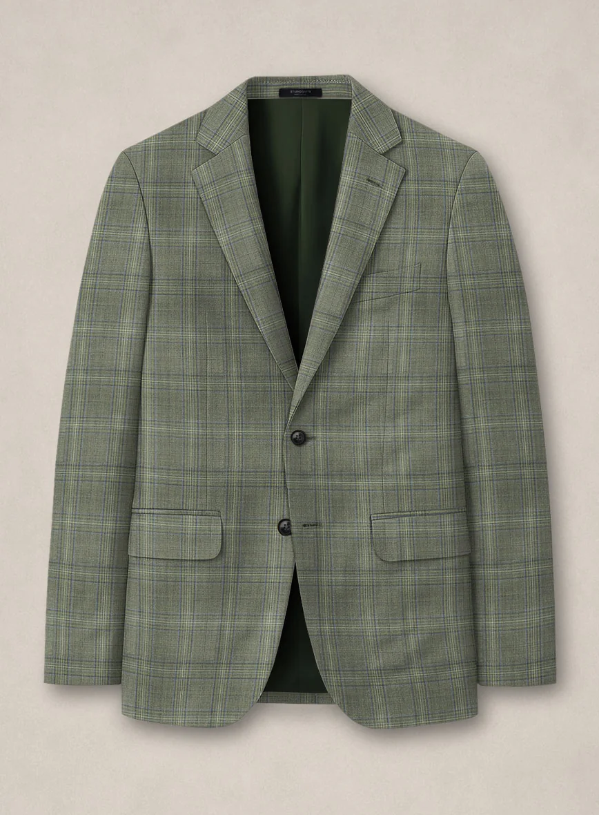 Bristol Corda Beige Check Suit - Image 2
