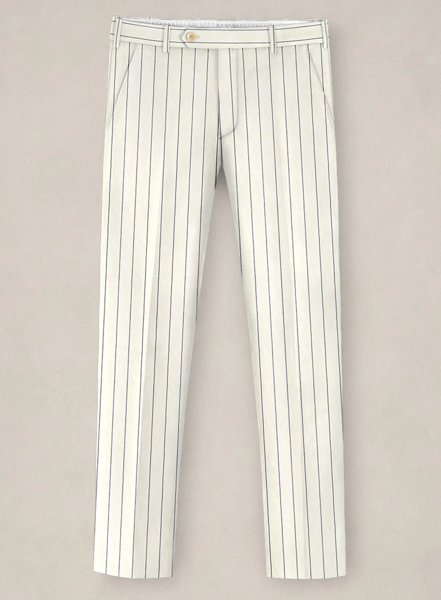 Bristol Cream Rope Stripe Pants - Image 2