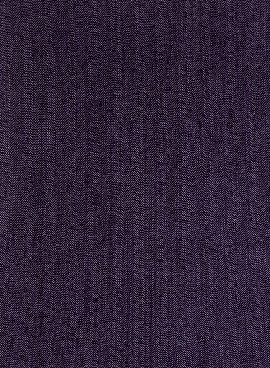 Bristol Eggplant Herringbone Jacket - Image 3