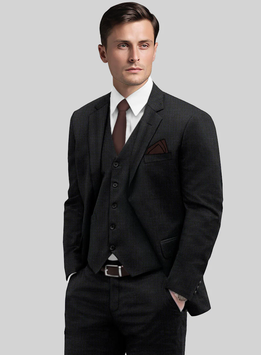 Bristol Emilio Blue Checks Suit - Image 4