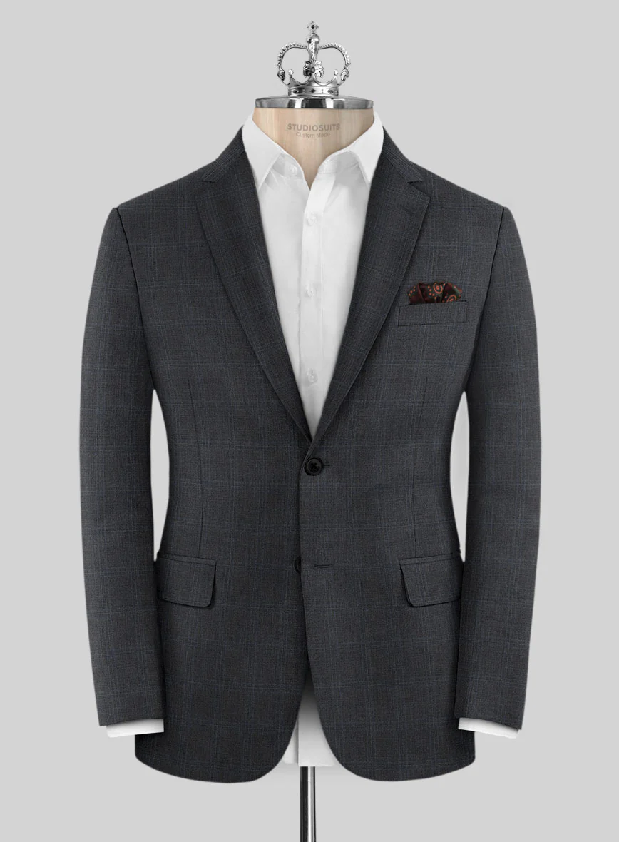 Bristol Fiora Gray Glen Wool Suit - Image 3