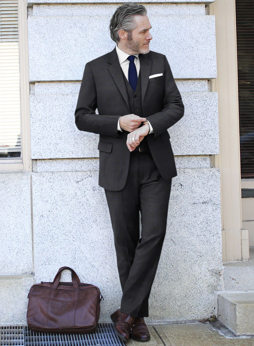 Bristol Glen Charcoal Iseia Suit - Image 2