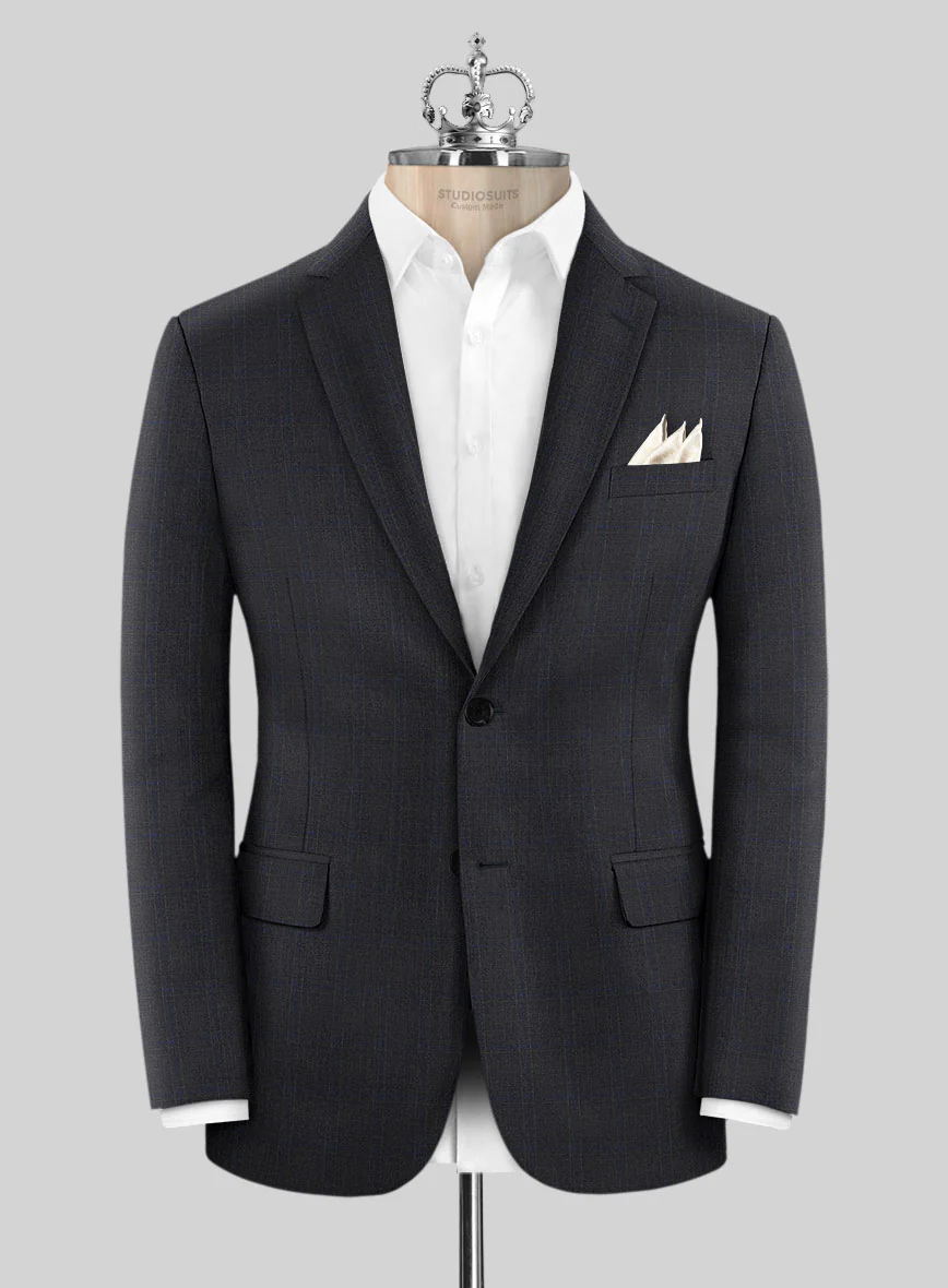Bristol Glen Charcoal Iseia Suit - Image 3