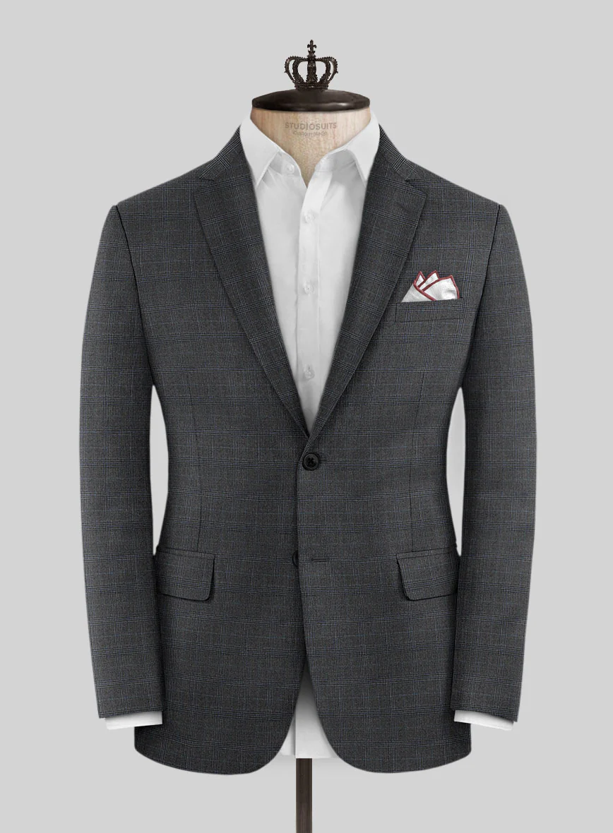 Bristol Glen Charcoal Lioda Suit - Image 3