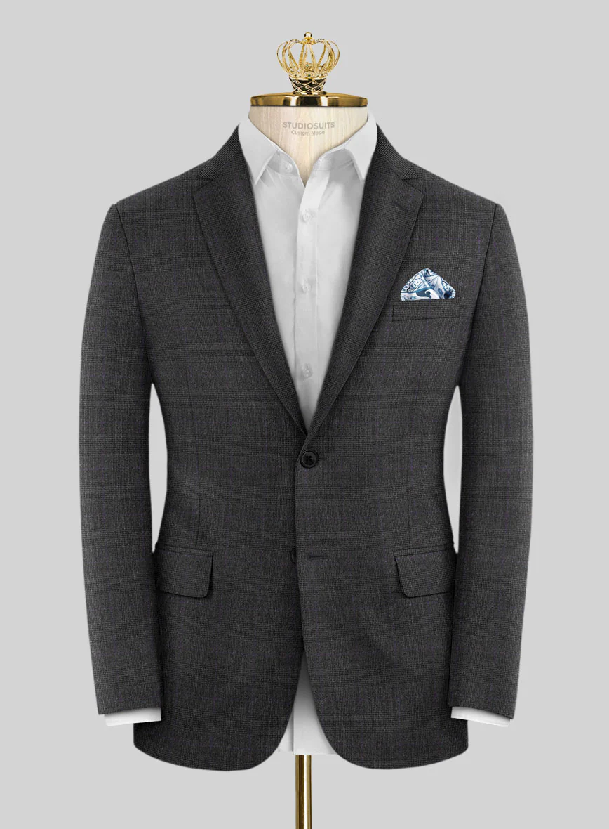 Bristol Glen Charcoal Suit - Image 3