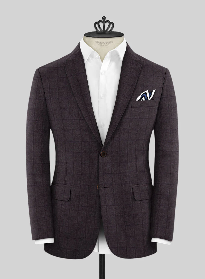 Bristol Glen Wine Salomo Suit - Image 3