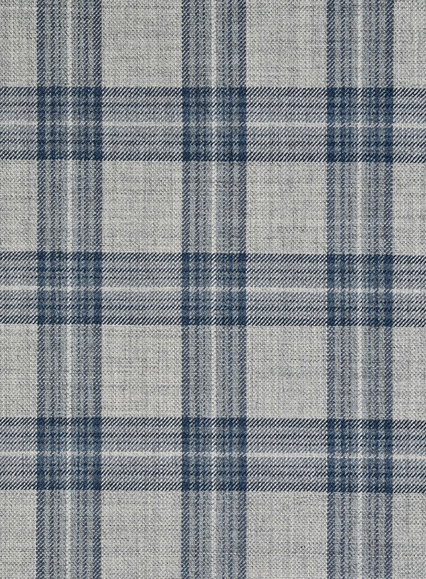 Bristol Gray Blue Check Suit - Image 4