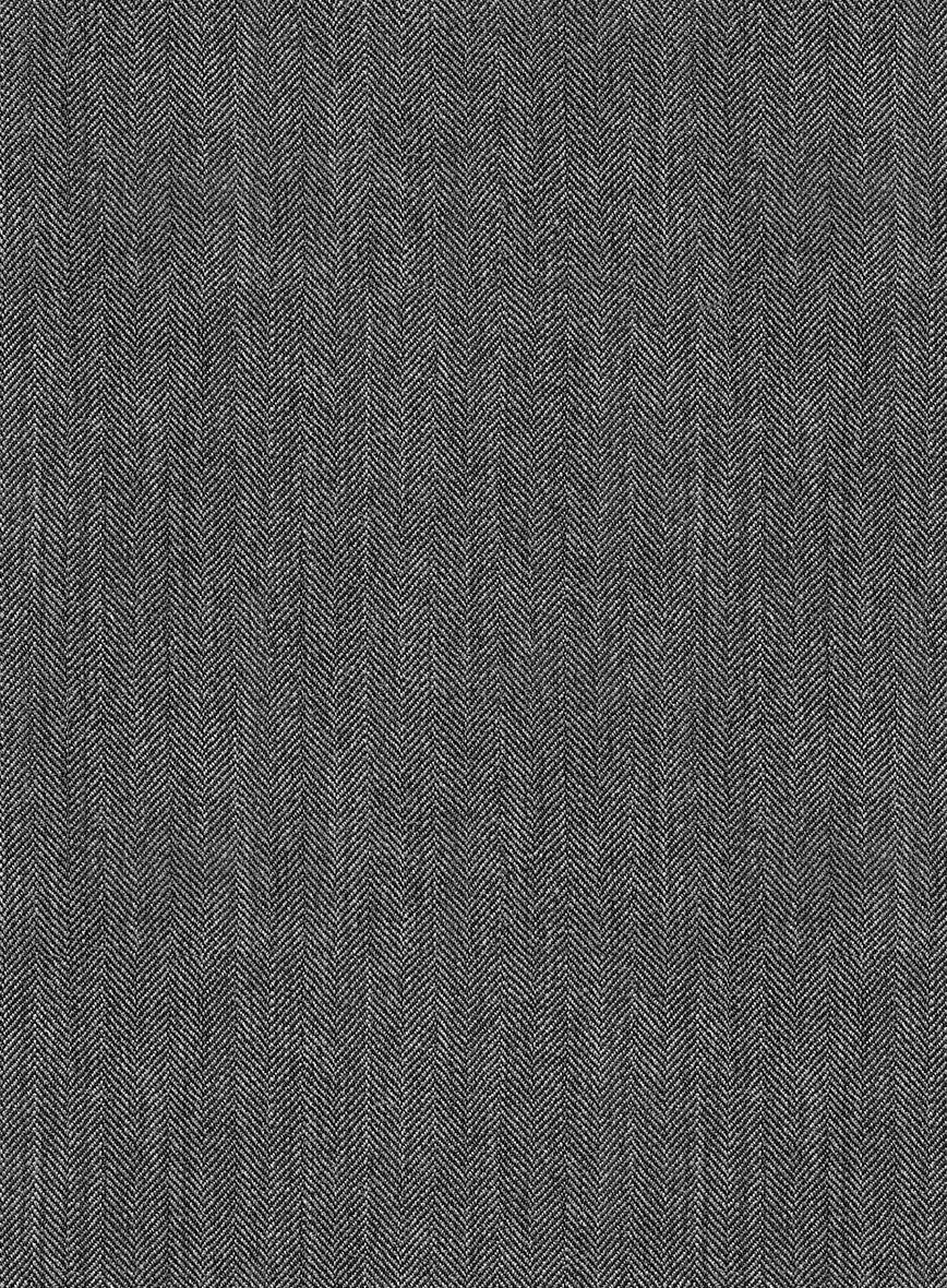 Bristol Gray Herringbone Pants - Image 4