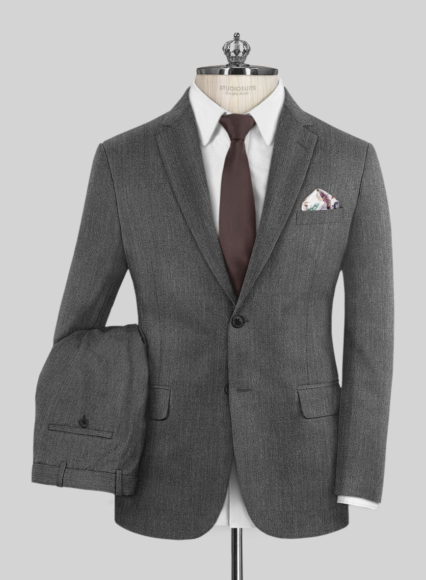 Bristol Gray Herringbone Suit - Image 2