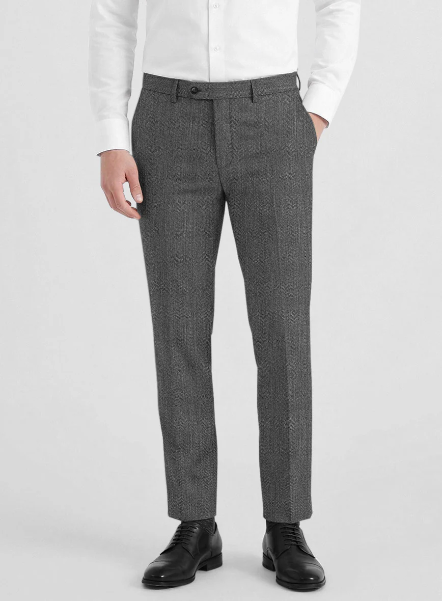 Bristol Gray Herringbone Suit - Image 6