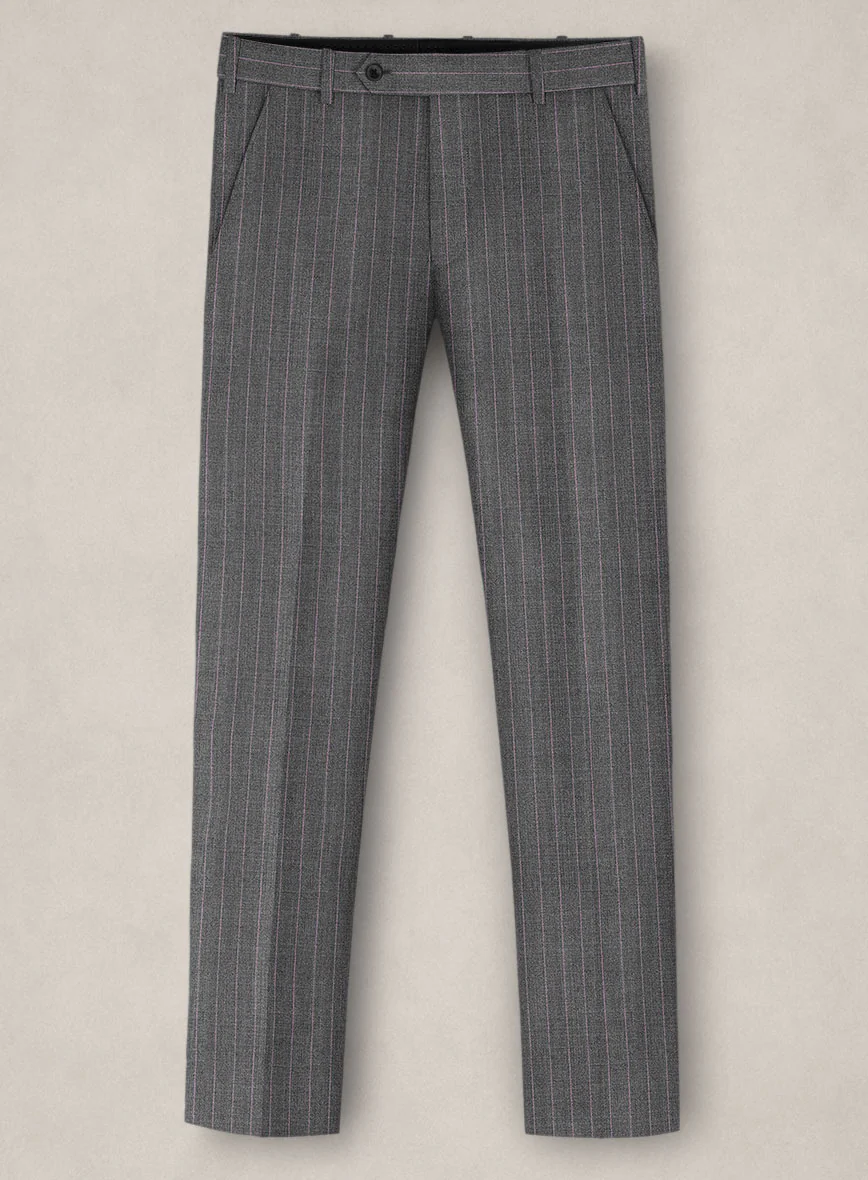 Bristol Gray Pinstripe Pants - Image 2