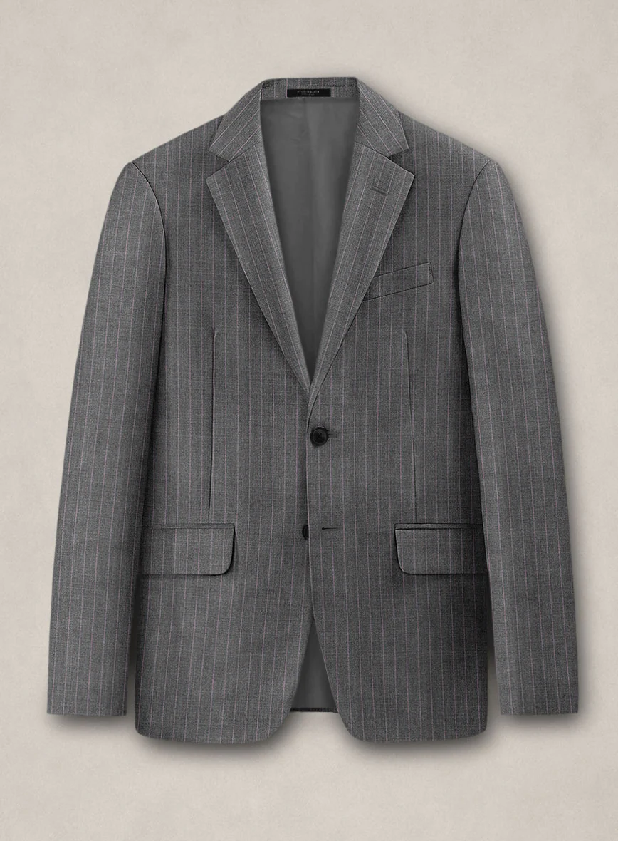 Bristol Gray Pinstripe Suit - Image 2