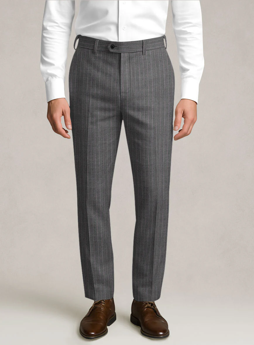 Bristol Gray Pinstripe Suit - Image 5