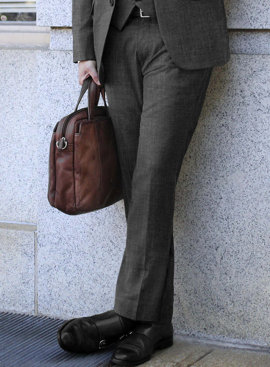 Bristol Gray Sharkskin Suit - Image 5