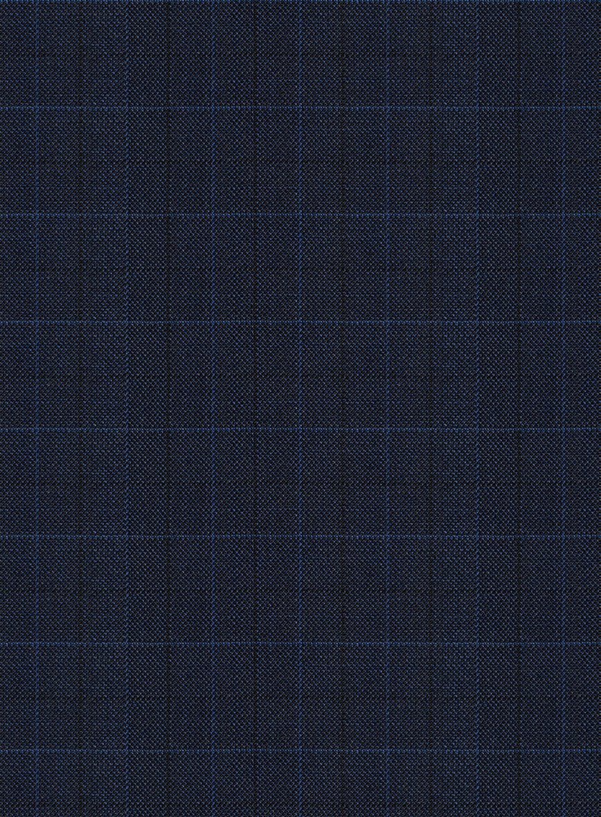 Bristol Igri Blue Checks Pants - Image 3