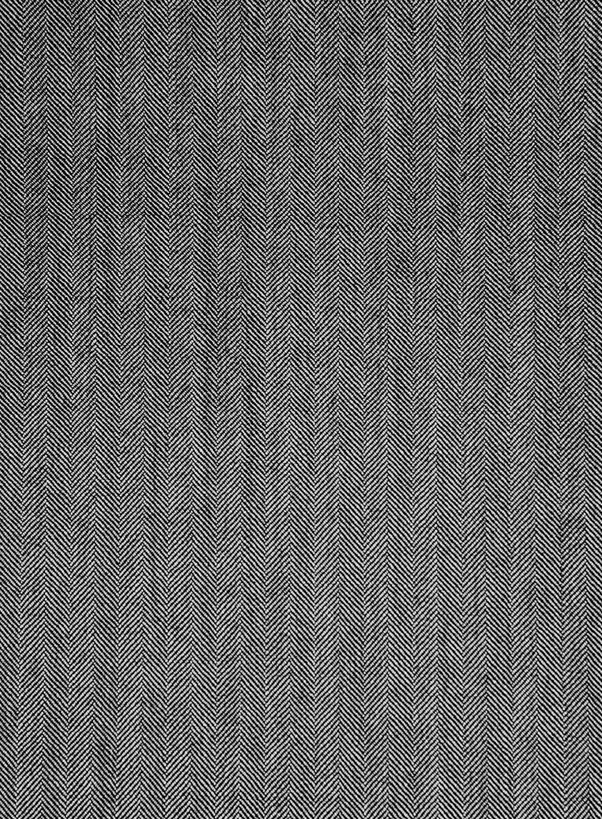 Bristol Light Gray Herringbone Pants - Image 3