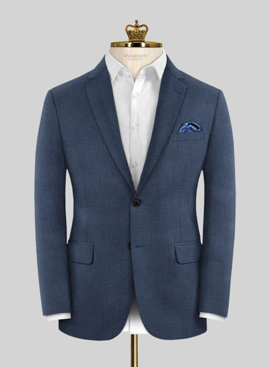 Bristol Light Navy Sharkskin Suit - Image 3