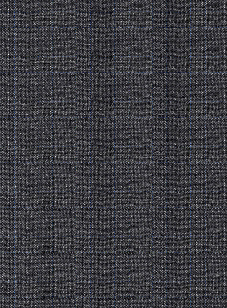 Bristol Liseo Charcoal Checks Pants - Image 3