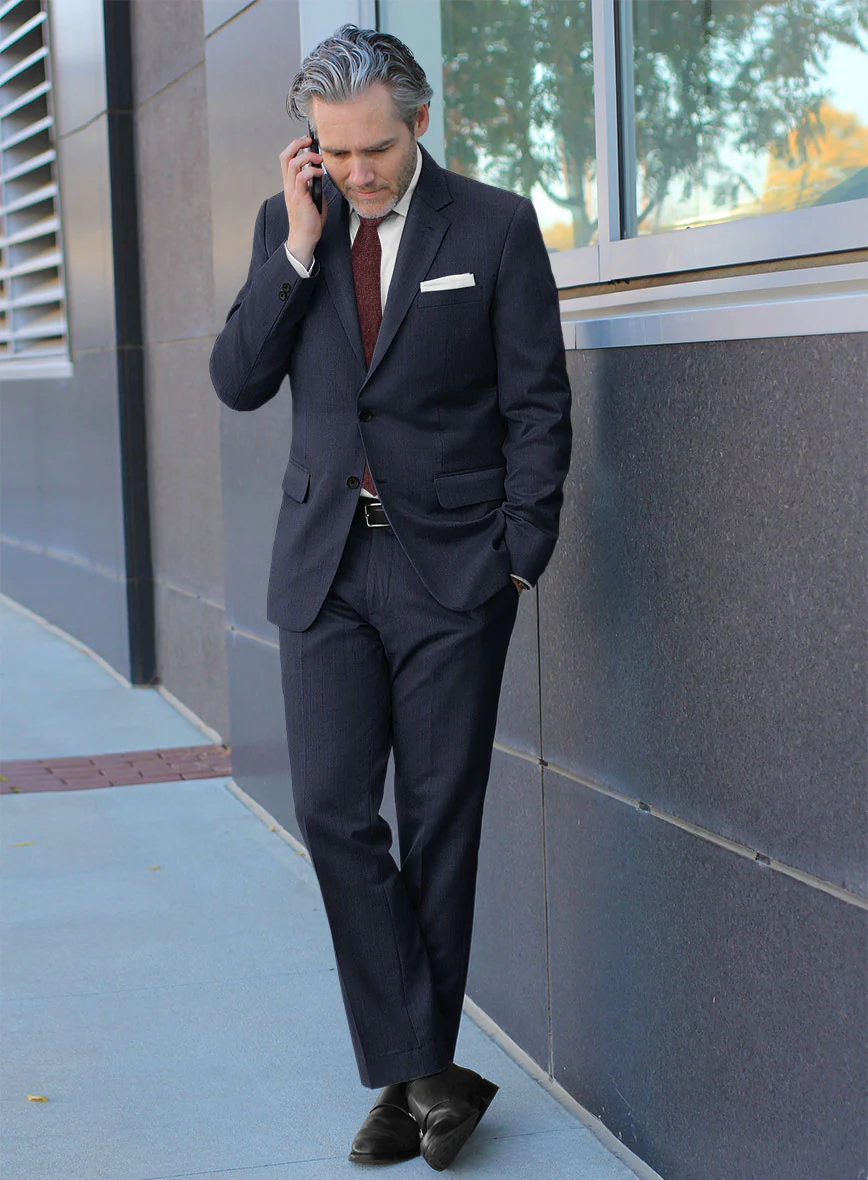 Bristol Munzio Blue Checks Suit - Image 2