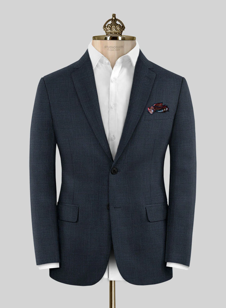 Bristol Nailhead Blue Suit - Image 3