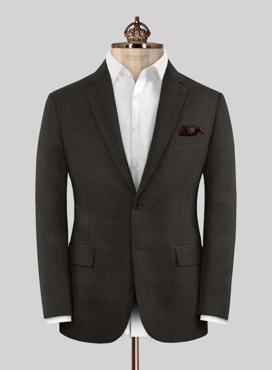 Bristol Nailhead Brown Suit - Image 3