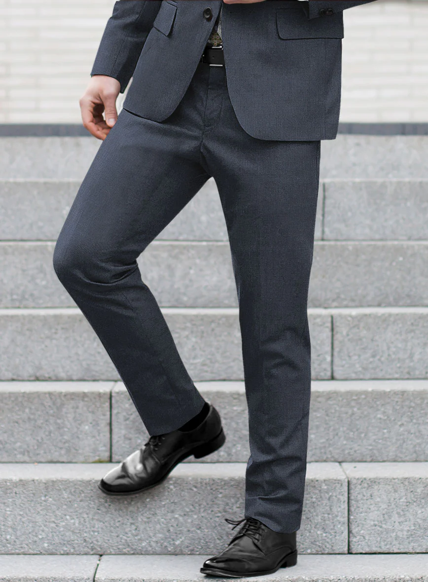 Bristol Nailhead Navy Blue Suit - Image 5
