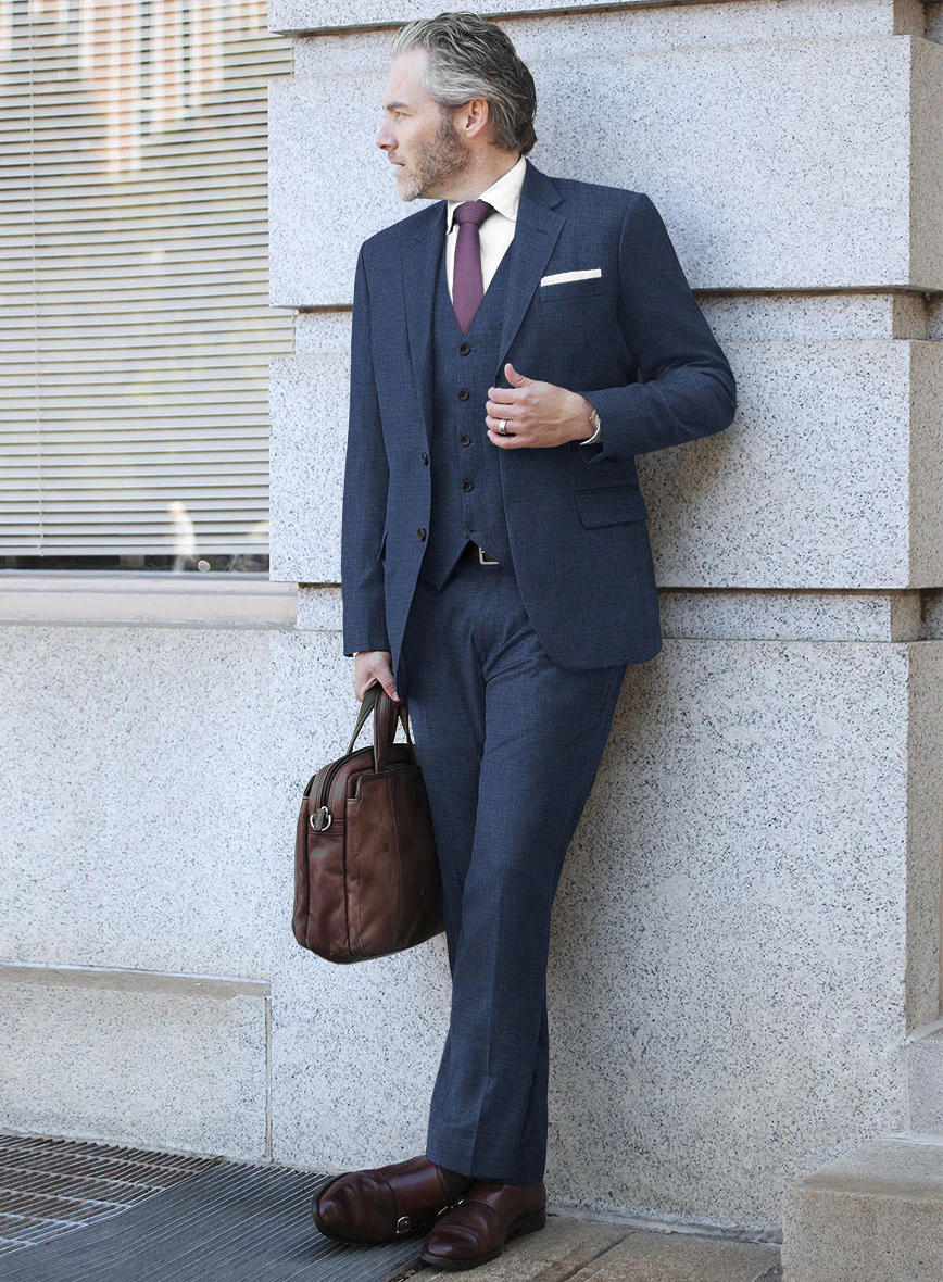 Bristol Nailhead Regal Blue Suit - Image 2