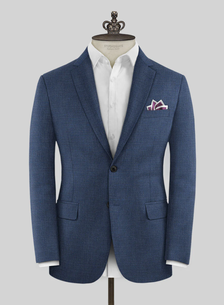 Bristol Nailhead Regal Blue Suit - Image 3