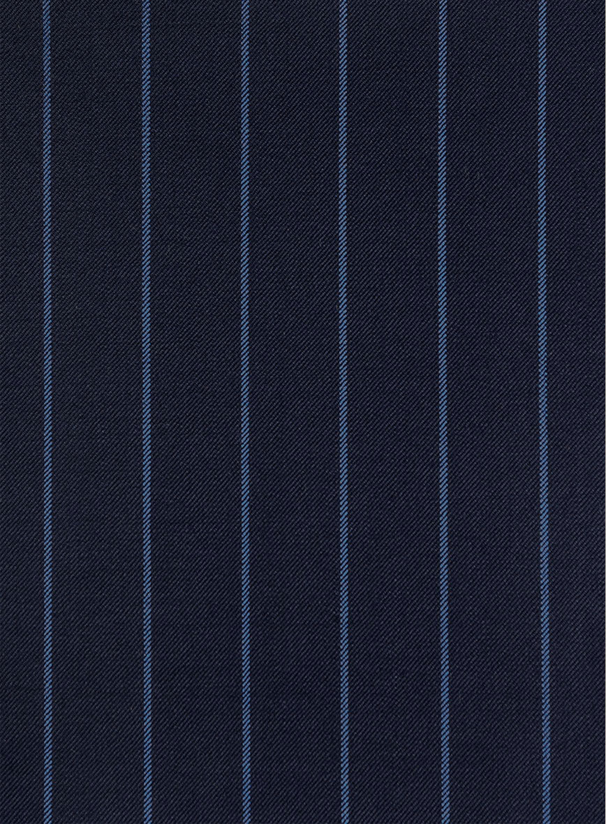 Bristol Navy Blue Rope Stripe Jacket - Image 3