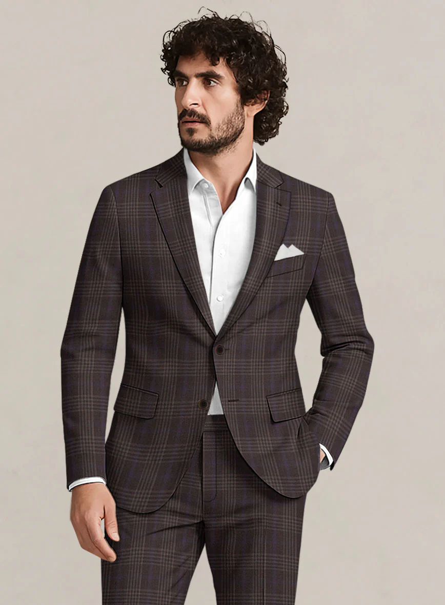 Bristol Noce Brown Check Jacket - Image 2