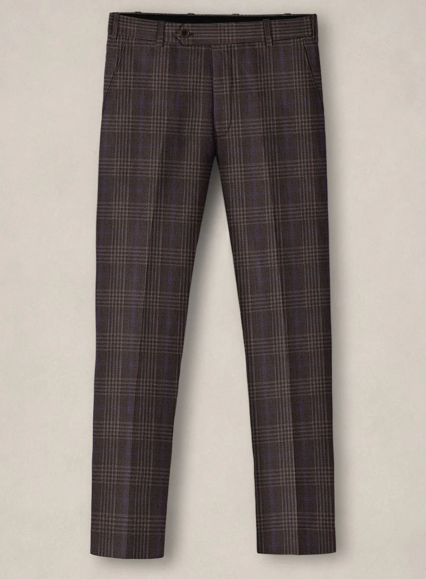Bristol Noce Brown Check Suit - Image 4