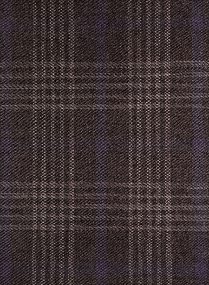 Bristol Noce Brown Check Suit - Image 6