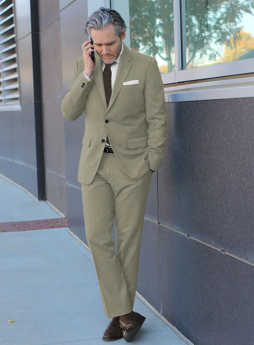 Bristol Olive Gray Suit - Image 2