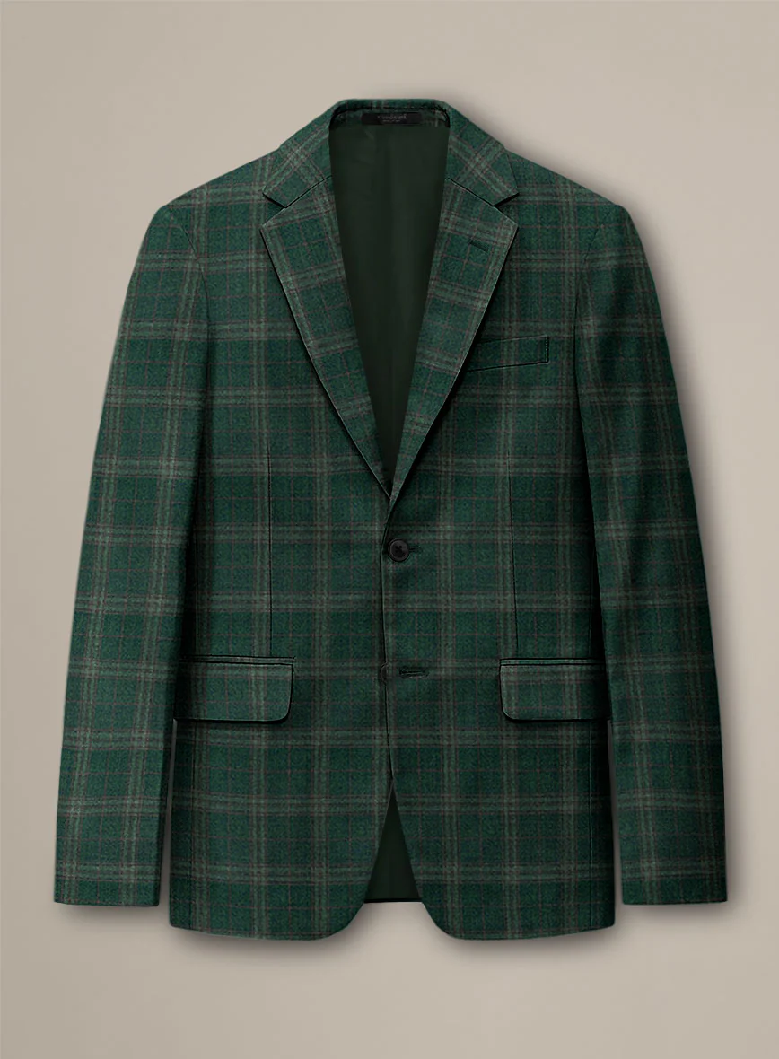 Bristol Pino Green Check Suit - Image 2