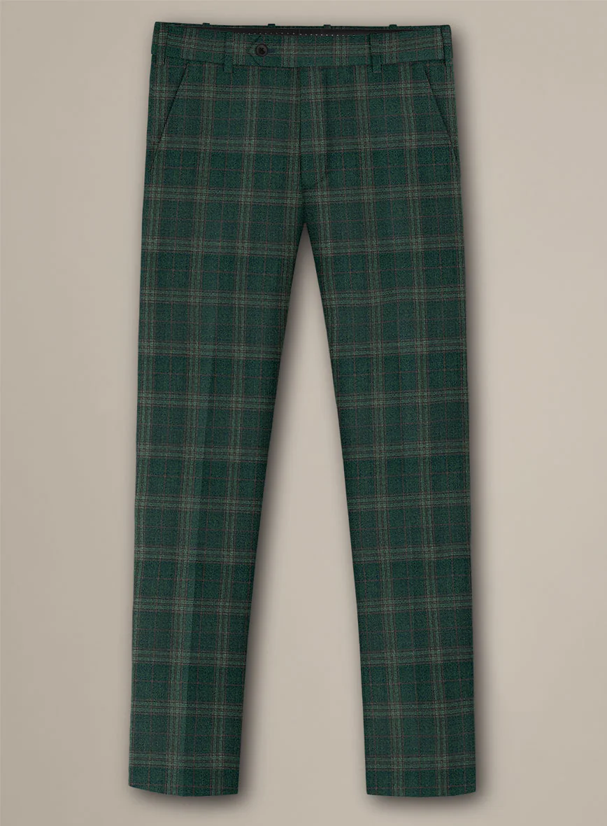 Bristol Pino Green Check Suit - Image 4