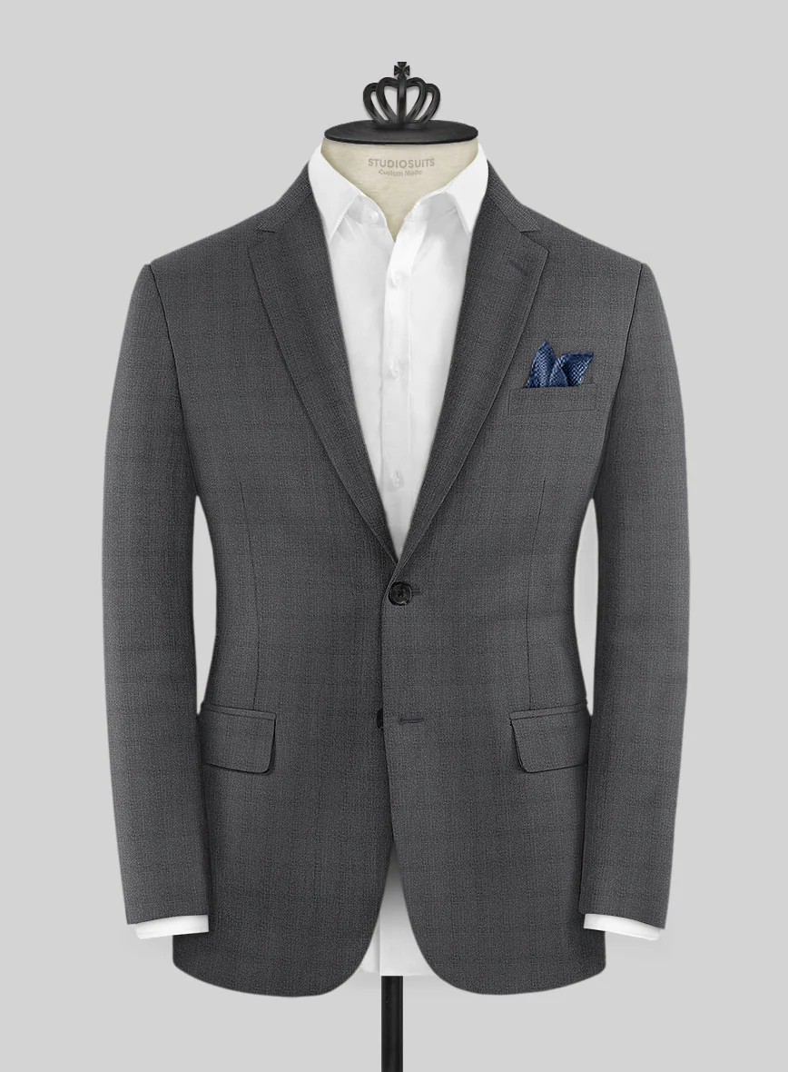 Bristol Puben Gray Checks Suit - Image 3