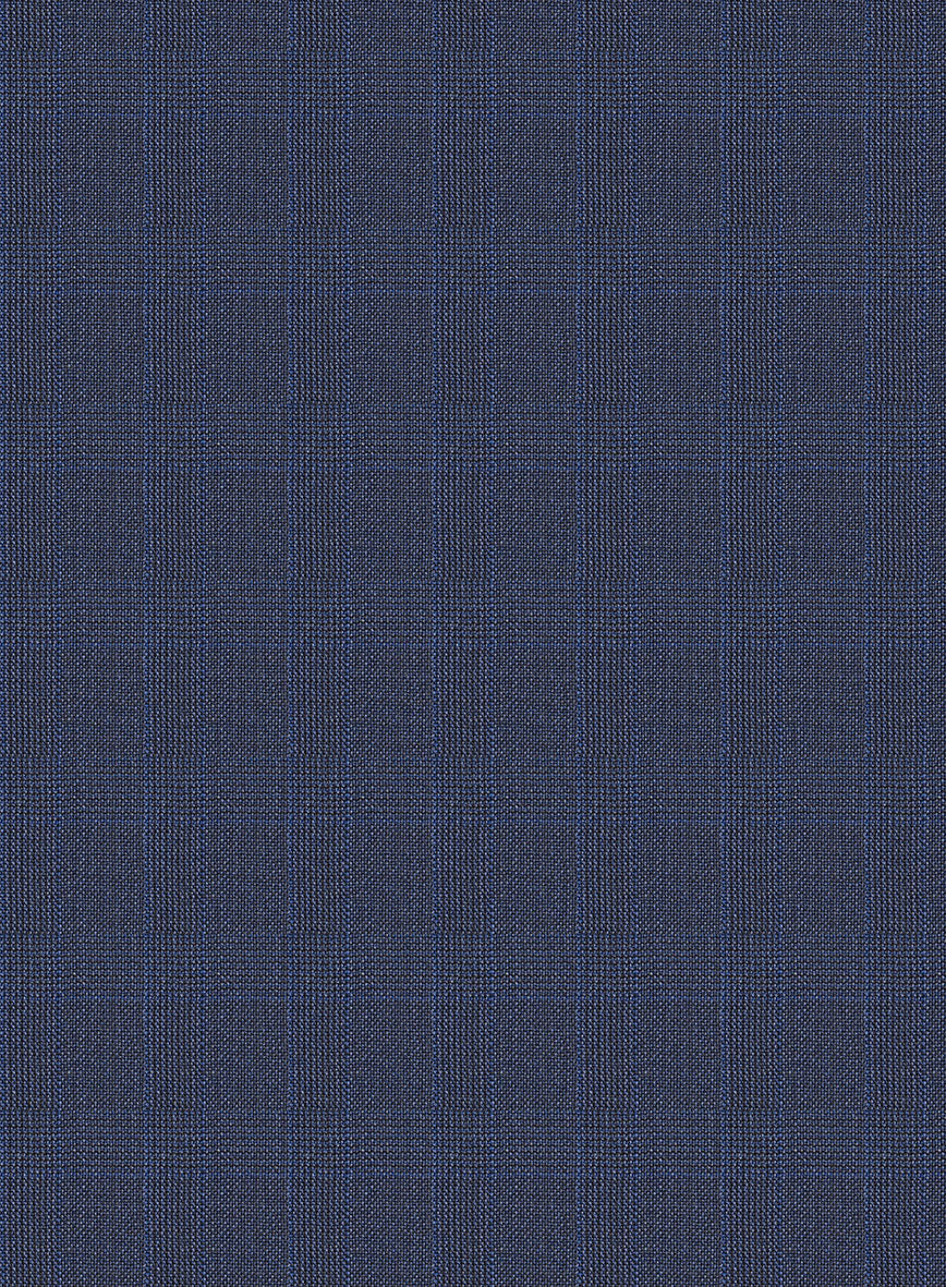 Bristol Refino Blue Checks Suit - Image 6