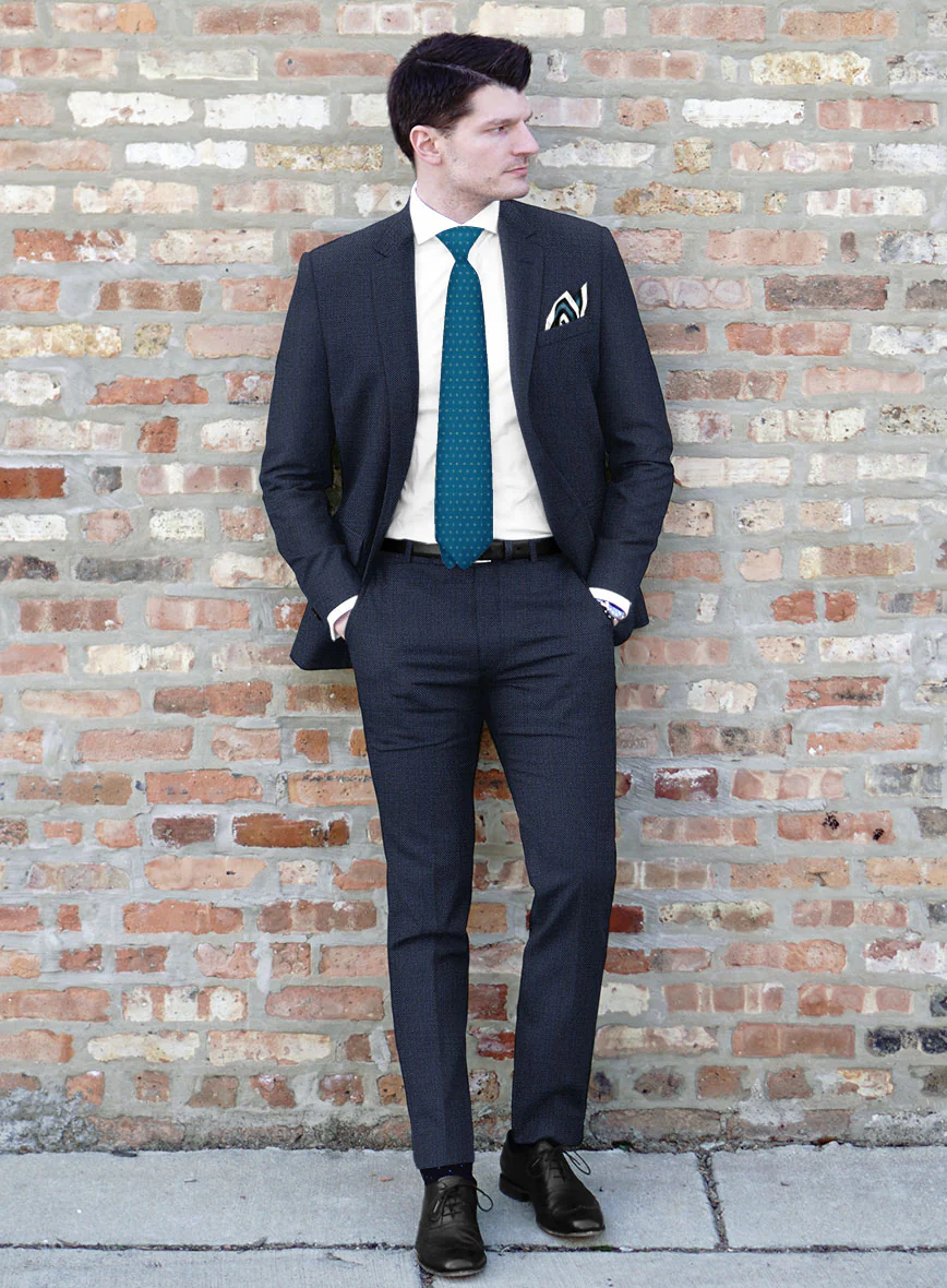 Bristol Regal Blue Sharskin Suit - Image 2