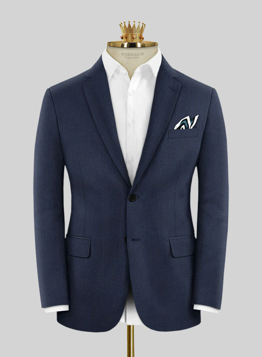 Bristol Regal Blue Sharskin Suit - Image 3