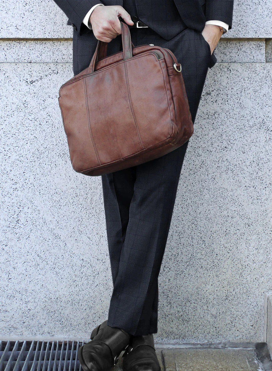 Bristol Renigi Blue Checks Suit - Image 5