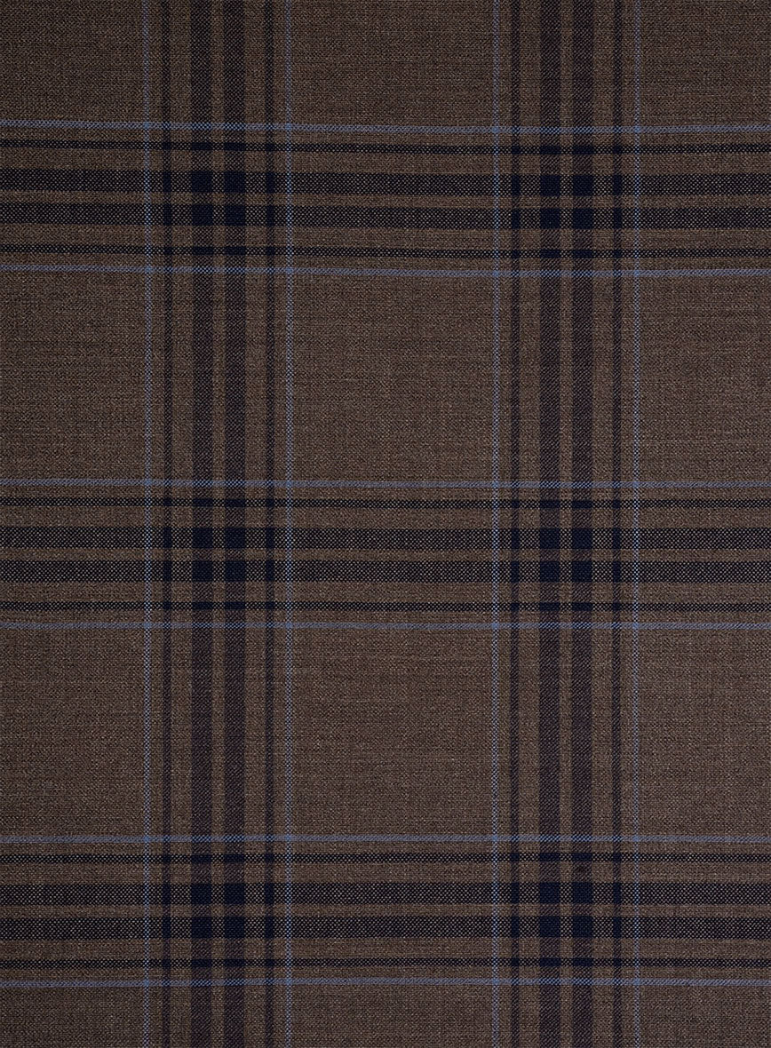 Bristol Trufa Brown Check Suit - Image 6