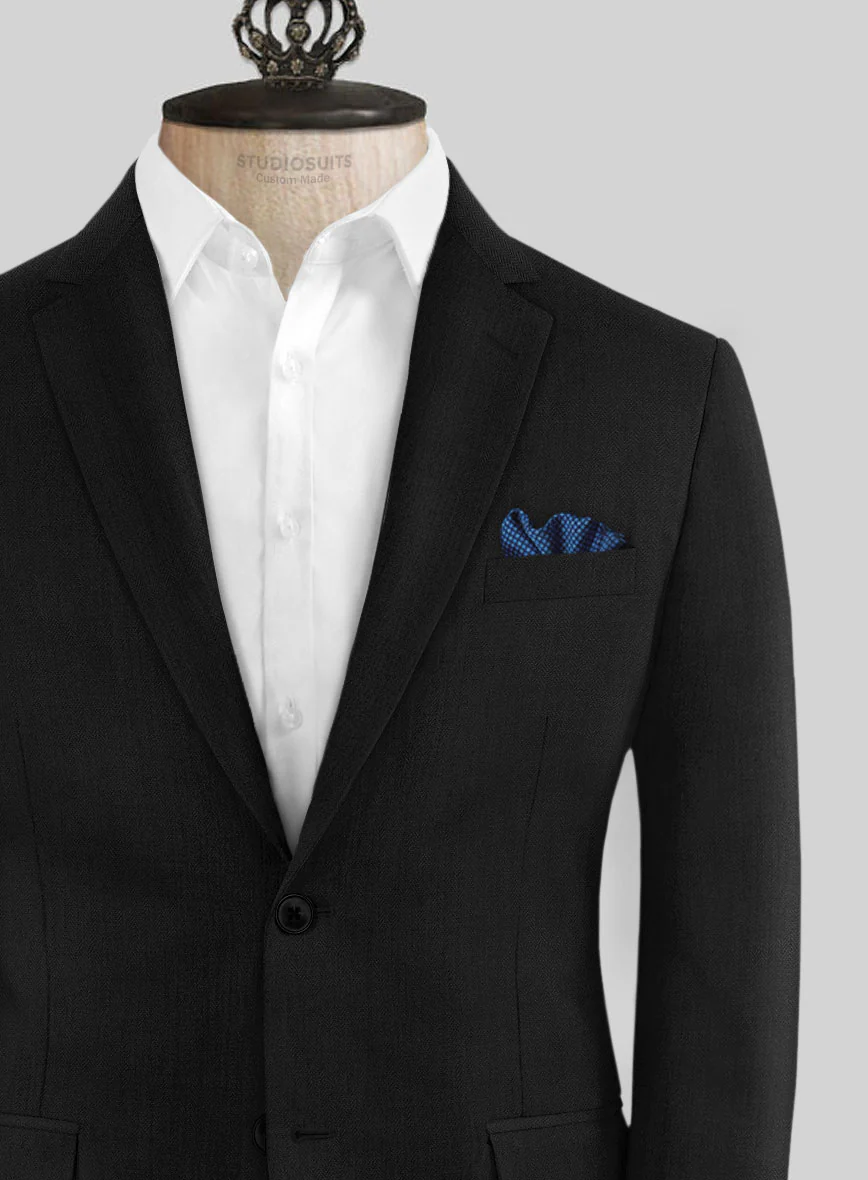 Bristol Umino Black Herringbone Jacket - Image 2